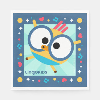 Lingokids Party Paper Napkins with Billy スタンダードランチョンナプキン
