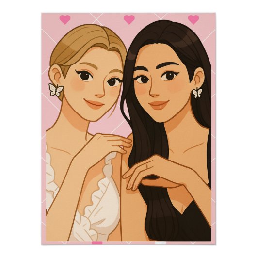 LingOrm, Ling Ling Kwong and Orm Kornaphat Thai GL ポスター (正面)