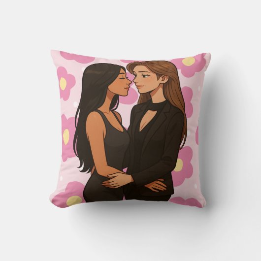 LingOrm Ling Ling Kwong & Orm Thai GL Ship Couple クッション (正面)