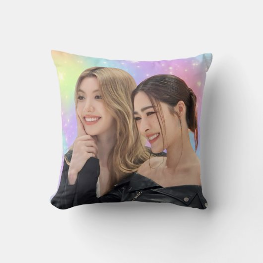 LingOrm Ling Ling Kwong & Orm Thai GL Ship Couple クッション (正面)