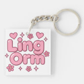 LingOrm "Only You Series"  キーホルダー (裏面)