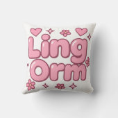 LingOrm "Only You Series"  クッション (裏面)