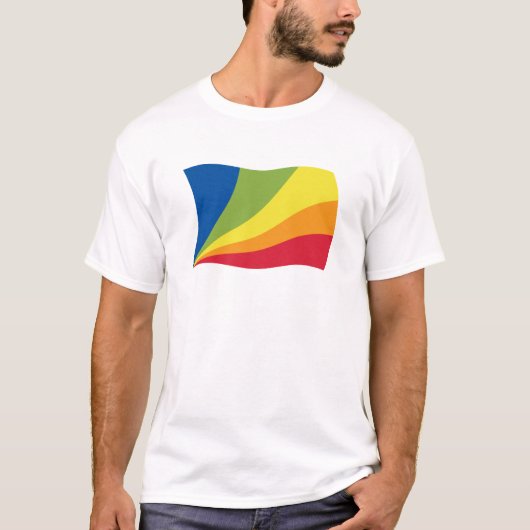 Lingua Franca Novaの旗のTシャツ Tシャツ (正面)