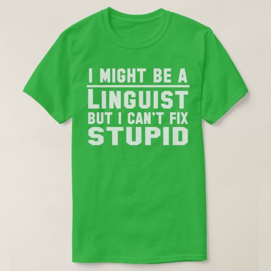 Linguist Tシャツ (デザイン正面)