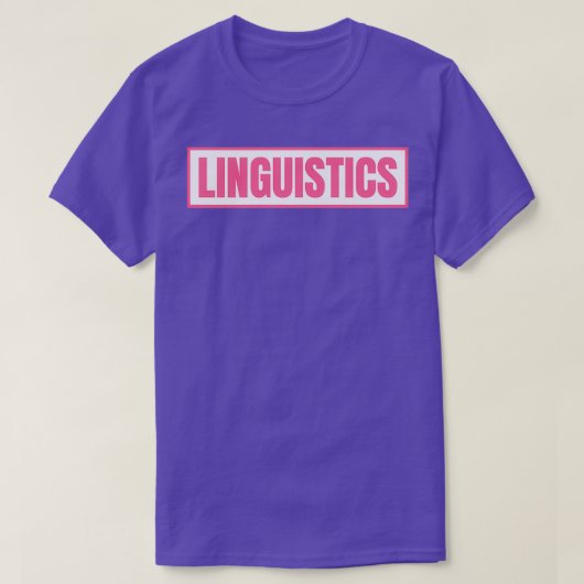 Linguistics Tシャツ (デザイン正面)