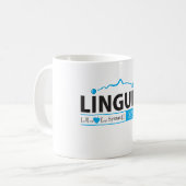 Lingusticsのマグ コーヒーマグカップ (正面左)