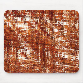 Linhas cruzadas e entalhe de quadrados enferrujado マウスパッド