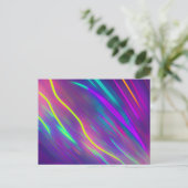 Linien in verschiedenen Neon Farben   ポストカード (スタンド正面)