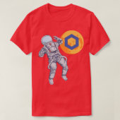 LINK Crypto Blockchain Chainlink Cryptocurrency As Tシャツ (デザイン正面)