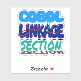 Linkage Section in Cobol Programming Sticker シール