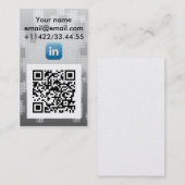 linked in qr-code 名刺 (正面/裏面)