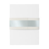 Linked Leaf Monogram - Ivory 招待状ベリーバンド (裏面例)