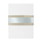 Linked Leaf Monogram - Wheat 招待状ベリーバンド (裏面例)