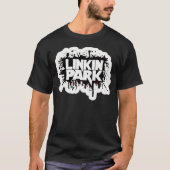 Linkin Park Band Name | Classic Rock Typography De Tシャツ (正面)