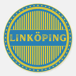 Linköping City Pride Emblem – Swedish Identity ラウンドシール