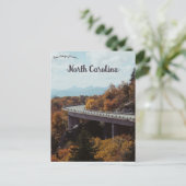 Linn Cove Viaduct in Linville North Carolina ポストカード (スタンド正面)