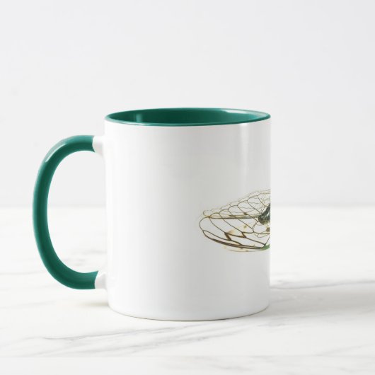 Linne's Cicada (Neotibicen linnei) Annual Mug マグカップ (左)