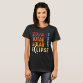 Linneus Maine ME Total Solar Eclipse 2024 5 Tシャツ (正面フル)