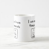 Lino周期表名mag コーヒーマグカップ (中央)