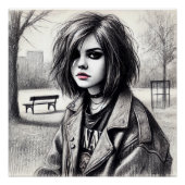 L'insoumise du parc.  ポスター (正面)