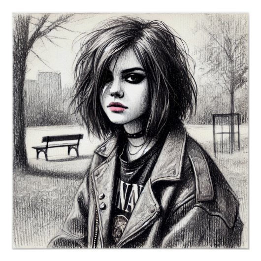 L'insoumise du parc.  ポスター (正面)