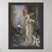 L'Inspiration by Gustave Moreau ポスター (正面)
