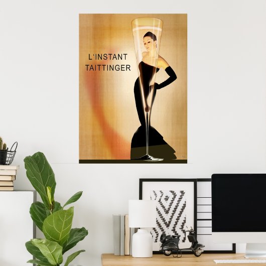 L'Instant Taittingerリミックス ポスター (ホームオフィス)