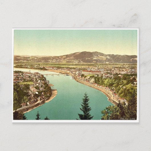 Lintz （すなわちLinz），一般的な見解，上オーストリア， A ポストカード (正面)