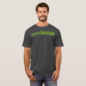 Linu openSUSEのラバータグラインOpen Source Os Tee Tシャツ (正面フル)