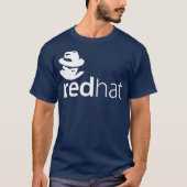 Linu redhat lover tee Penguin TuオープンソースOs Tシャツ (正面)