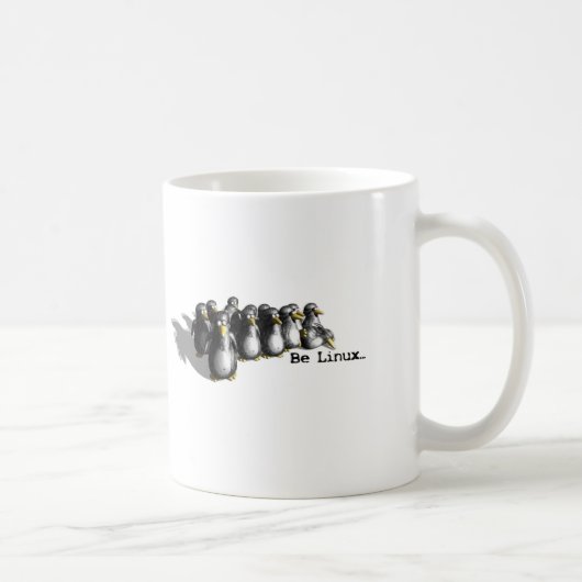 Linuxがあって下さい コーヒーマグカップ (右)