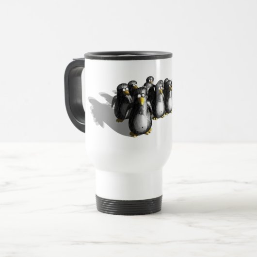 Linuxがあって下さい トラベルマグ (正面左)