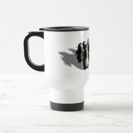 Linuxがあって下さい トラベルマグ (左)