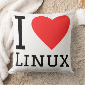 Linuxが好き クッション (ブランケット)