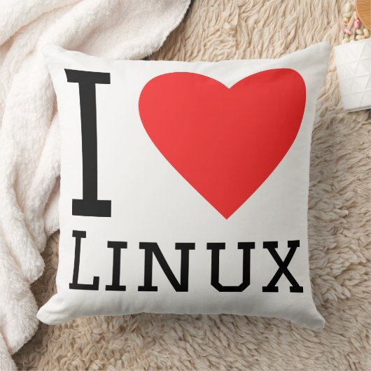 Linuxが好き クッション (ブランケット)