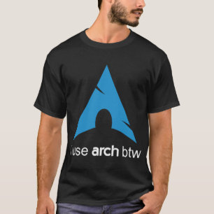 LinuxでArch Btwを使う Tシャツ