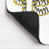 Linuxのタキシードのギーク マウスパッド (コーナー)