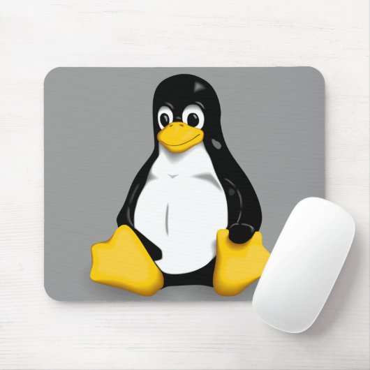 Linuxのタキシードのマウスパッド マウスパッド (マウス)