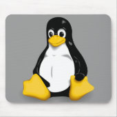 Linuxのタキシードのマウスパッド マウスパッド (正面)