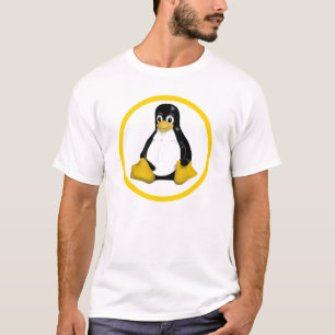 LINUXのタキシードの円 Tシャツ