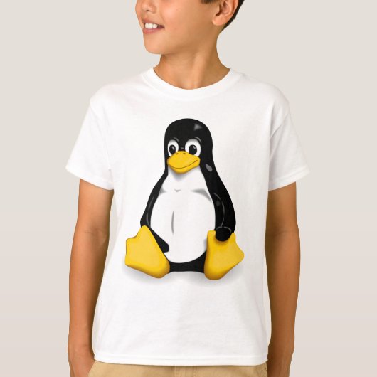 LinuxのタキシードはTシャツをからかいます Tシャツ (正面)