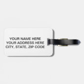 Linuxのタキシードプロダクト ラゲッジタグ (裏面横)