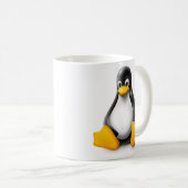 Linuxのタキシードペンギン コーヒーマグカップ (正面右)