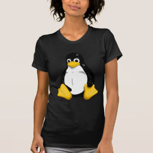 LinuxのタキシードレディースTシャツ Tシャツ