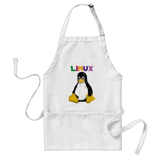 Linuxのプロダクト及びデザイン! スタンダードエプロン (正面)