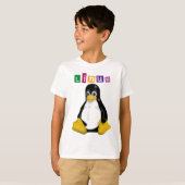 Linuxのプロダクト及びデザイン! Tシャツ (正面フル)