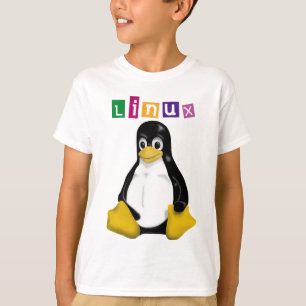 Linuxのプロダクト及びデザイン! Tシャツ