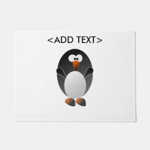 Linuxのペンギンを作成して下さい ドアマット