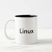 Linuxのマグ ツートーンマグカップ (左)