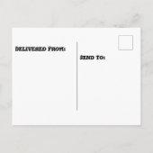 linuxのログバークをバイト単位で描く ポストカード (裏面)